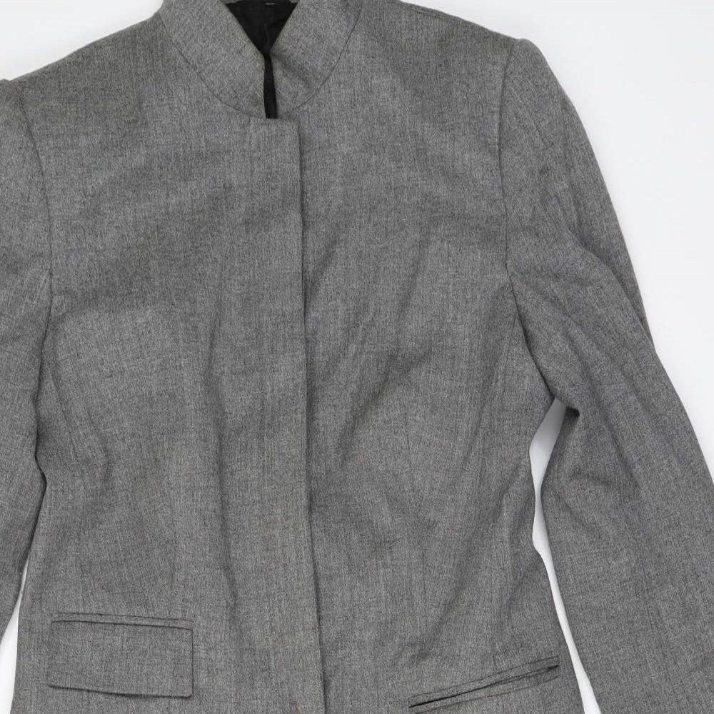 NEXT Womens Grey   Overcoat Coat Size 14