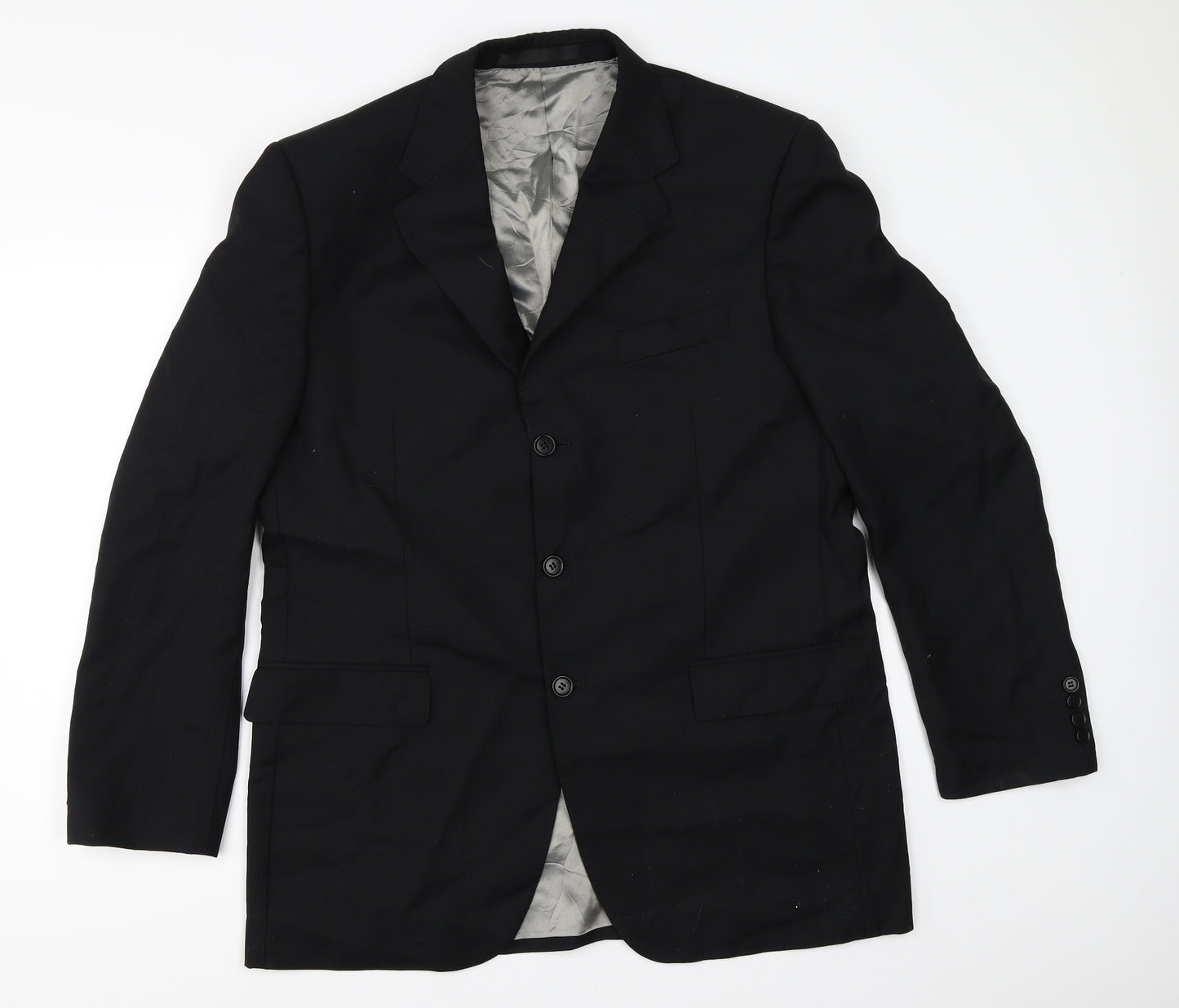 Marks and Spencer Mens Black   Jacket Blazer Size 42