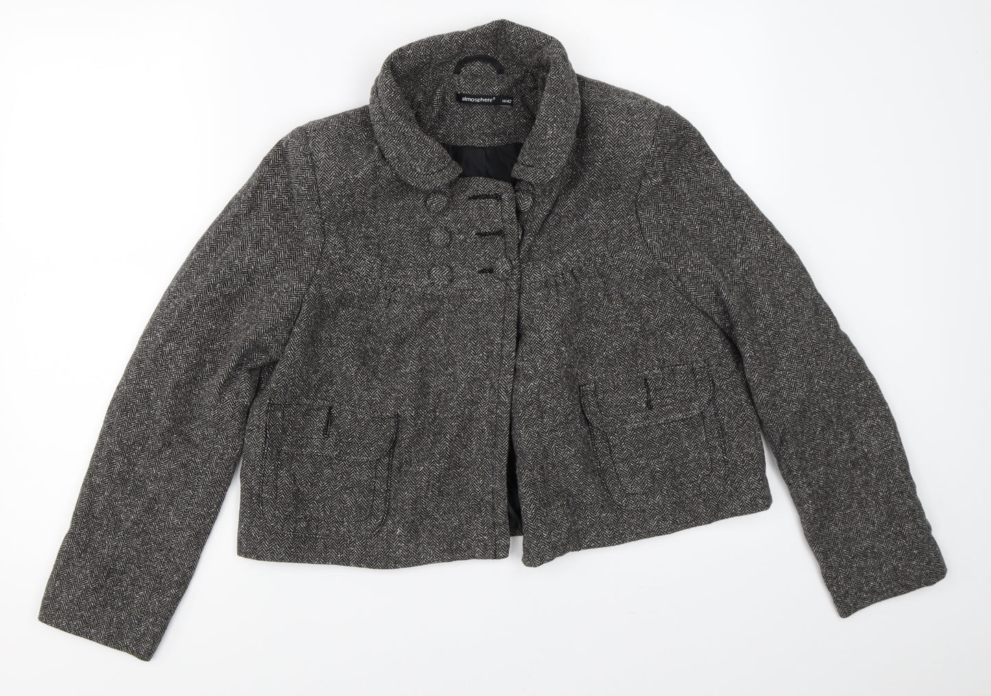 Atmosphere Womens Grey   Jacket Coat Size 14