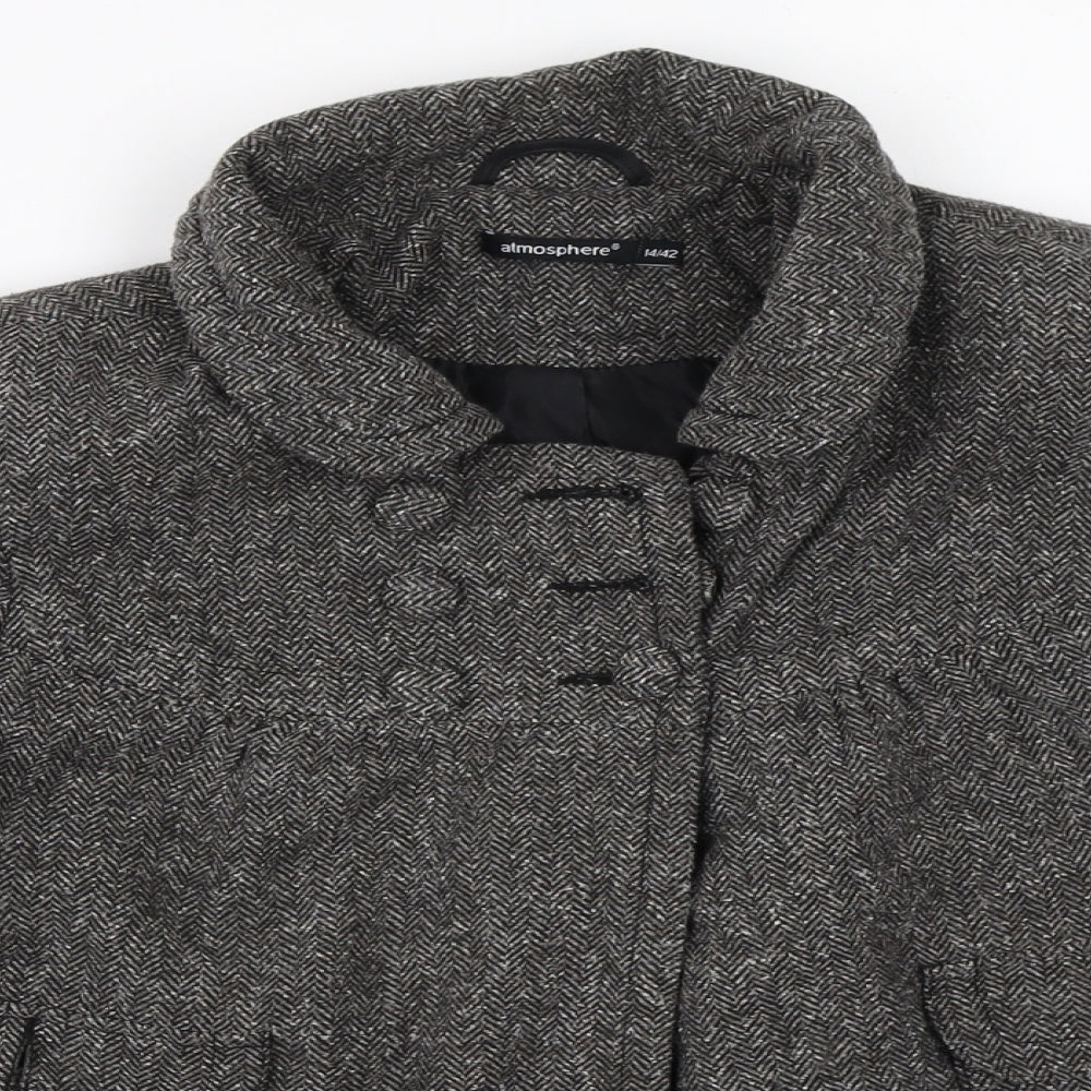 Atmosphere Womens Grey   Jacket Coat Size 14