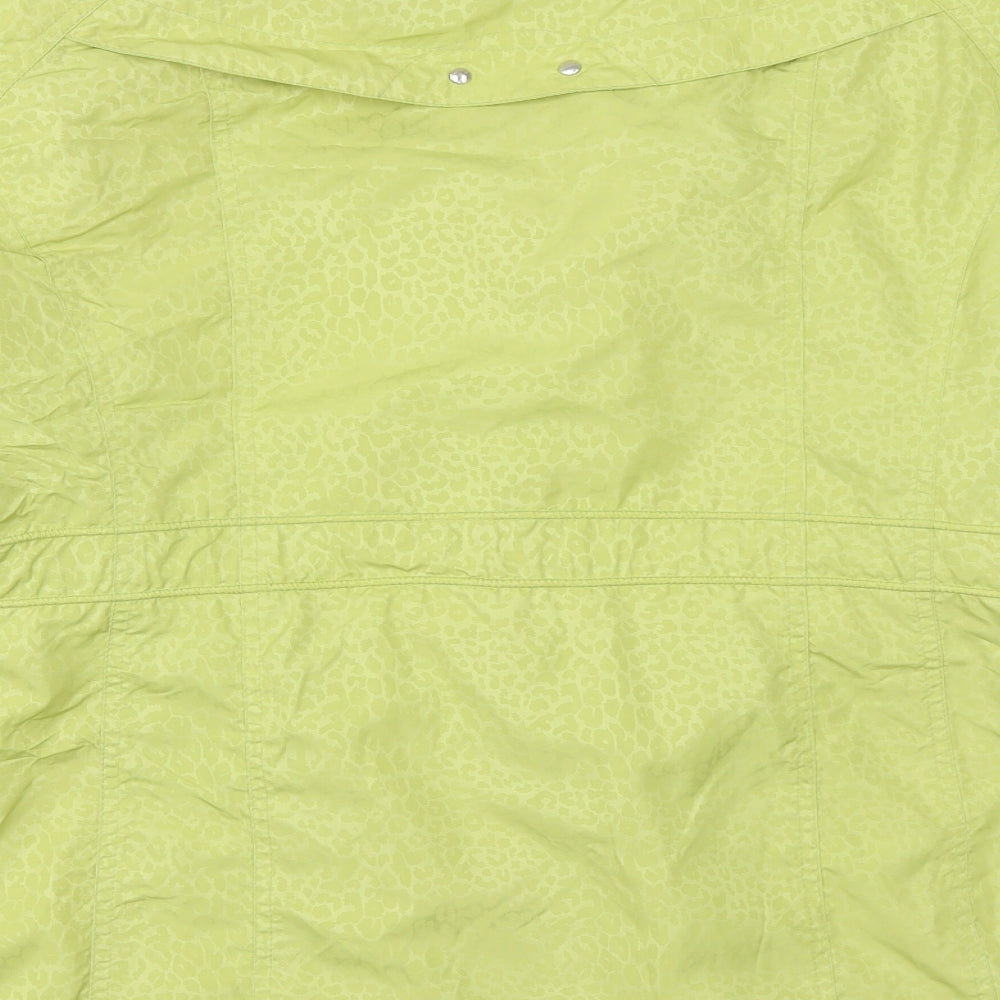 Isle Womens Green   Windbreaker Coat Size 16