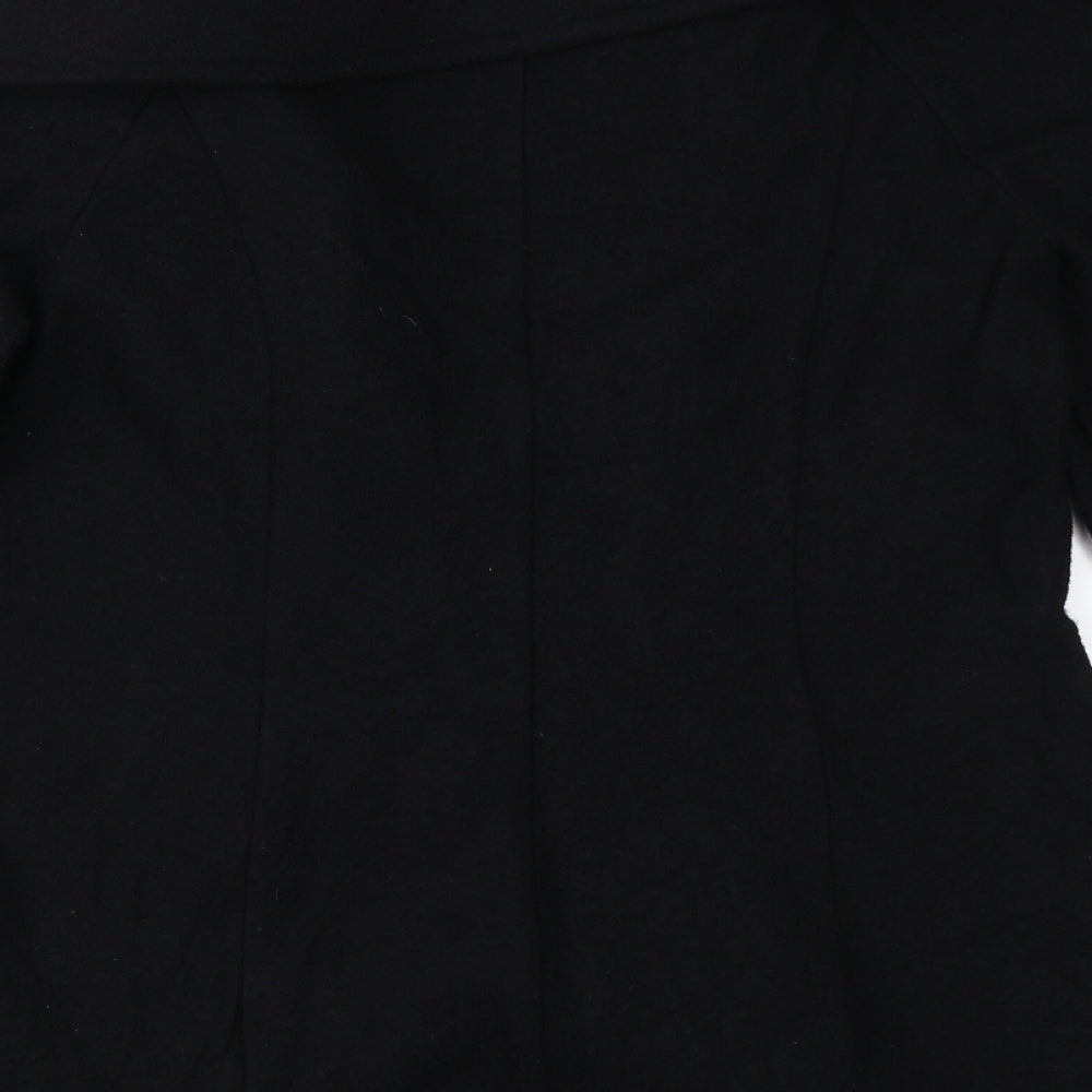 Monsoon Womens Black   Overcoat Coat Size 12