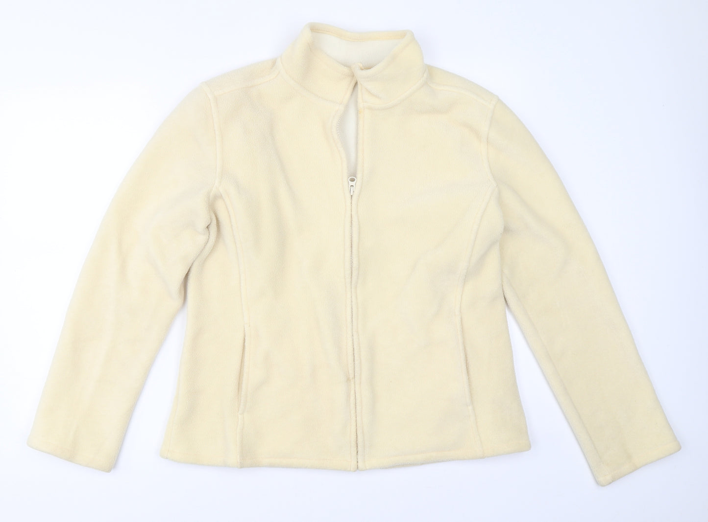 Uniqlo Womens Beige  Fleece Jacket  Size 16