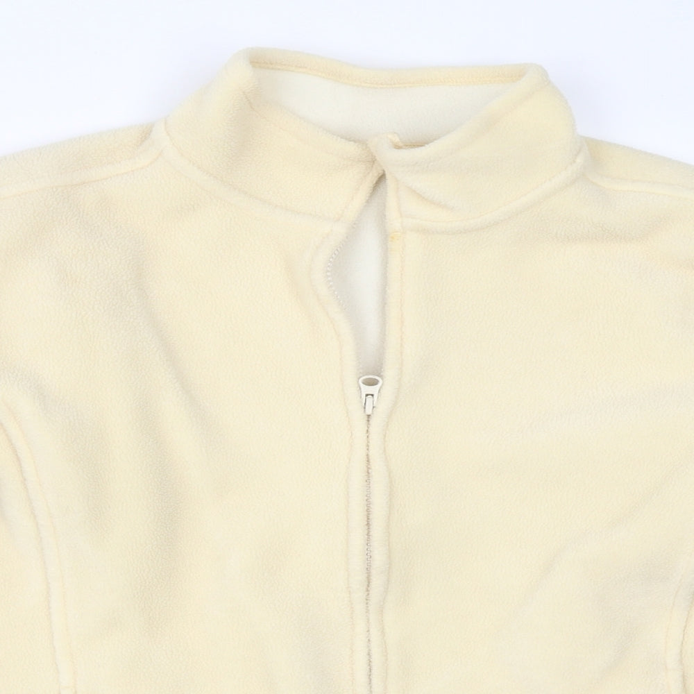 Uniqlo Womens Beige  Fleece Jacket  Size 16
