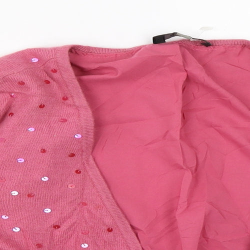 Coast Womens Pink   Cardigan Jumper Size 10
