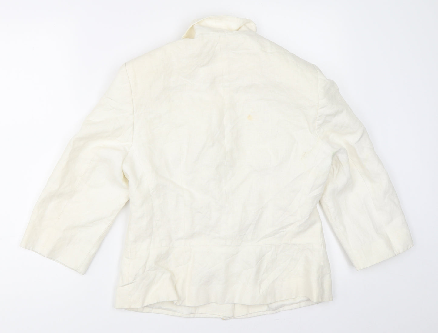 Kaliko Womens Ivory   Jacket Blazer Size 12