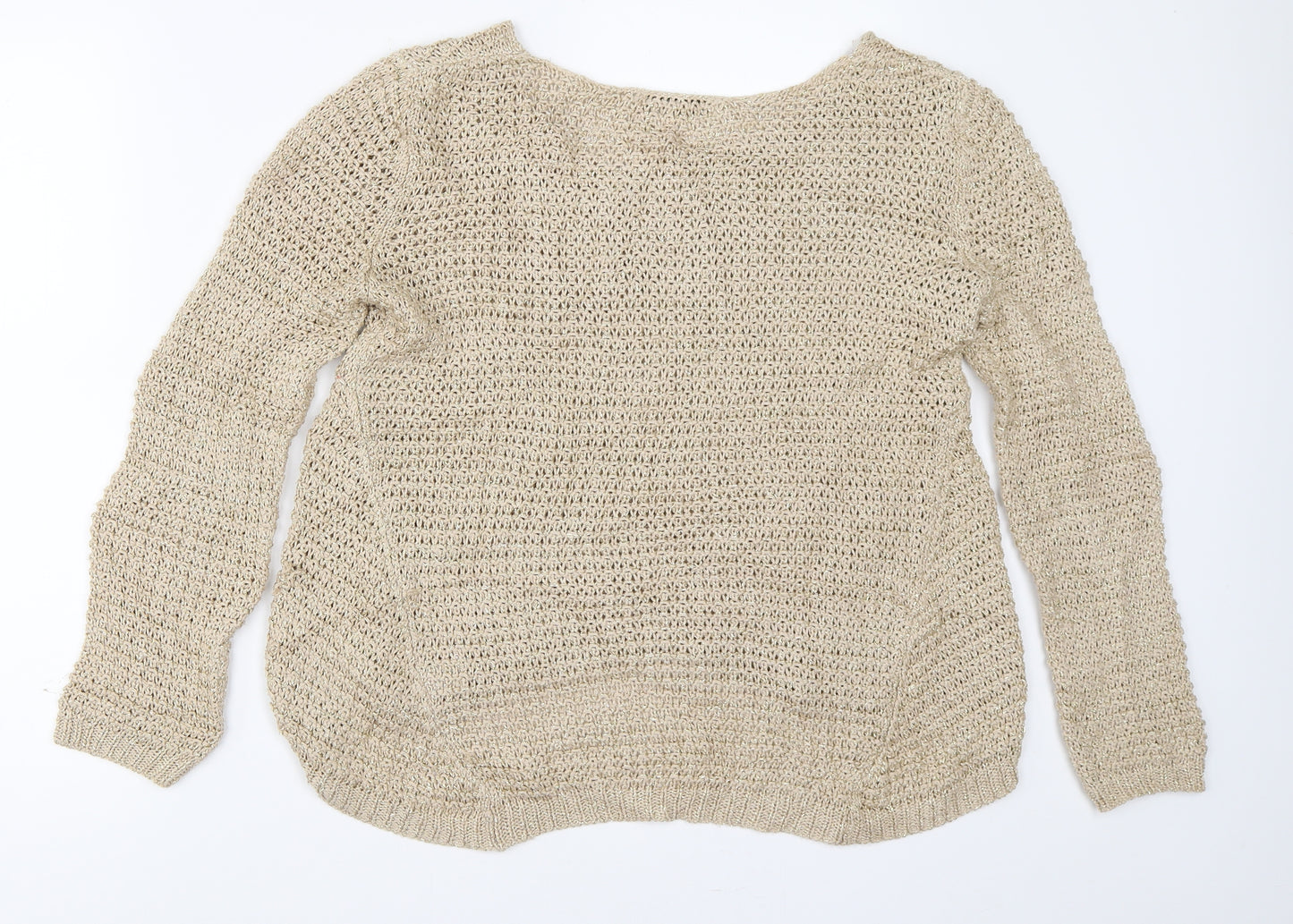 Oasis Womens Beige   Pullover Jumper Size S