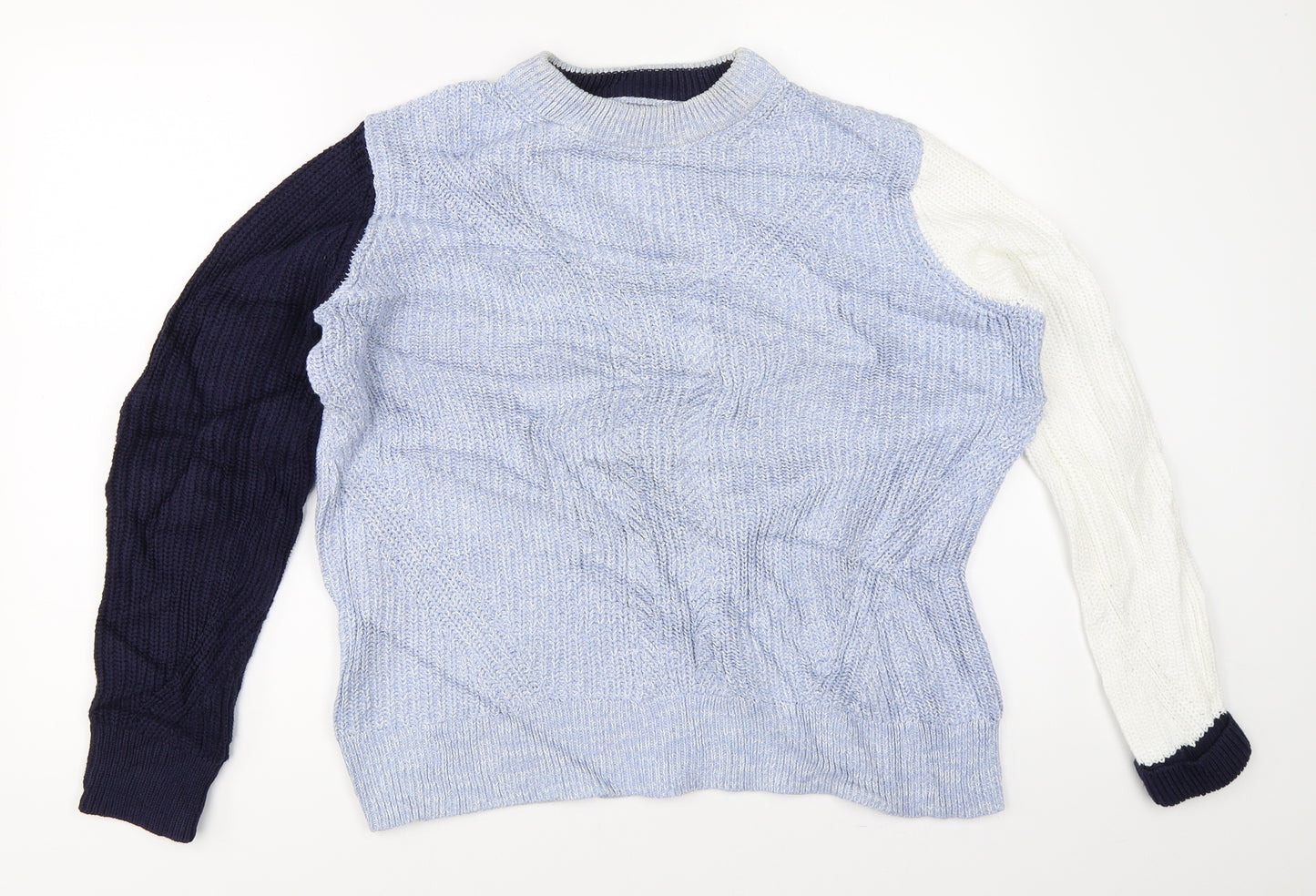 Marks and Spencer Womens Blue   Pullover Jumper Size M