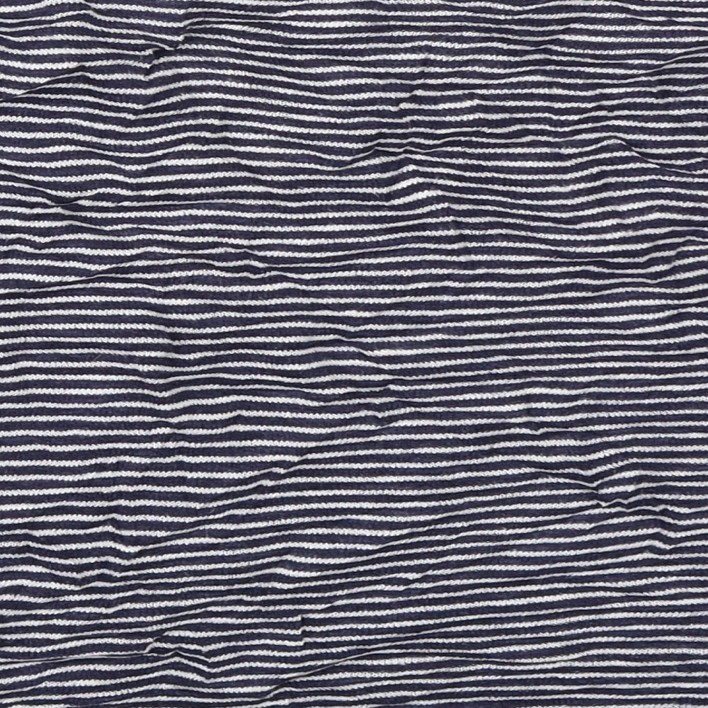 Eileen Fisher Womens Blue Striped  Pullover Jumper Size M
