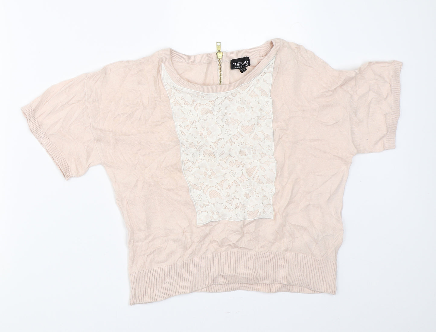 Topshop Womens Beige   Pullover Jumper Size 6