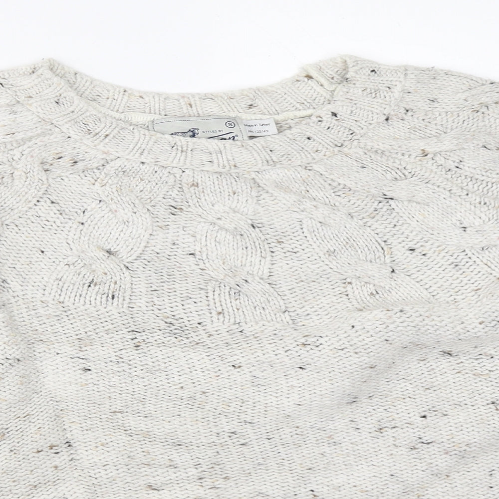 Topman Mens Beige   Pullover Jumper Size S