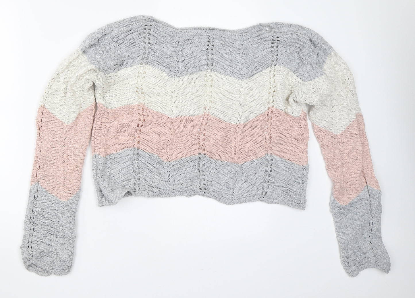 Quiz Womens Grey   Pullover Jumper Size L