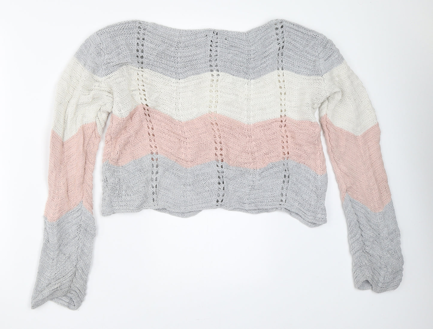 Quiz Womens Grey   Pullover Jumper Size L
