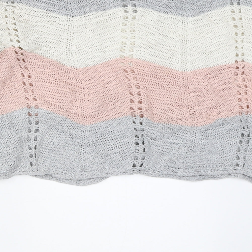 Quiz Womens Grey   Pullover Jumper Size L