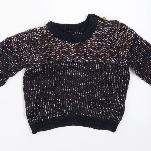 Marks and Spencer Boys Blue   Pullover Jumper Size 3-6 Months