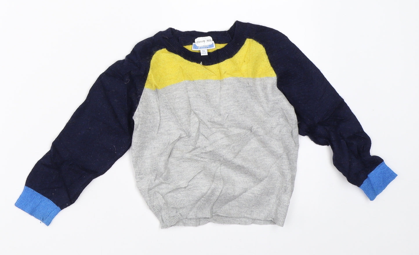 Jacadi Boys Blue   Pullover Jumper Size 4 Years