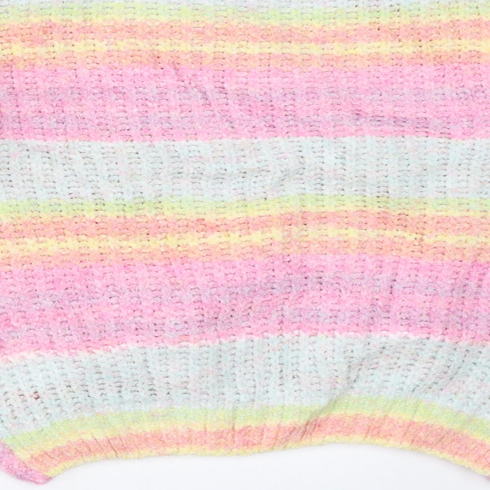 Marks and Spencer Girls Pink   Pullover Jumper Size 11-12 Years