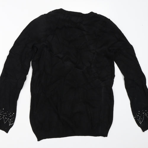 Dorothy Perkins Womens Black   Pullover Jumper Size 10