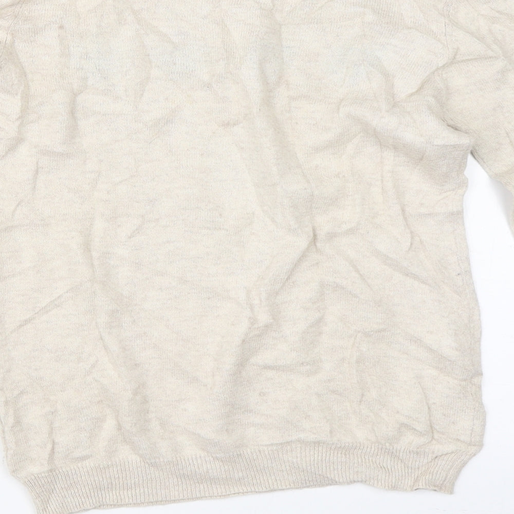 Preworn Girls Beige   Pullover Jumper Size 12-13 Years