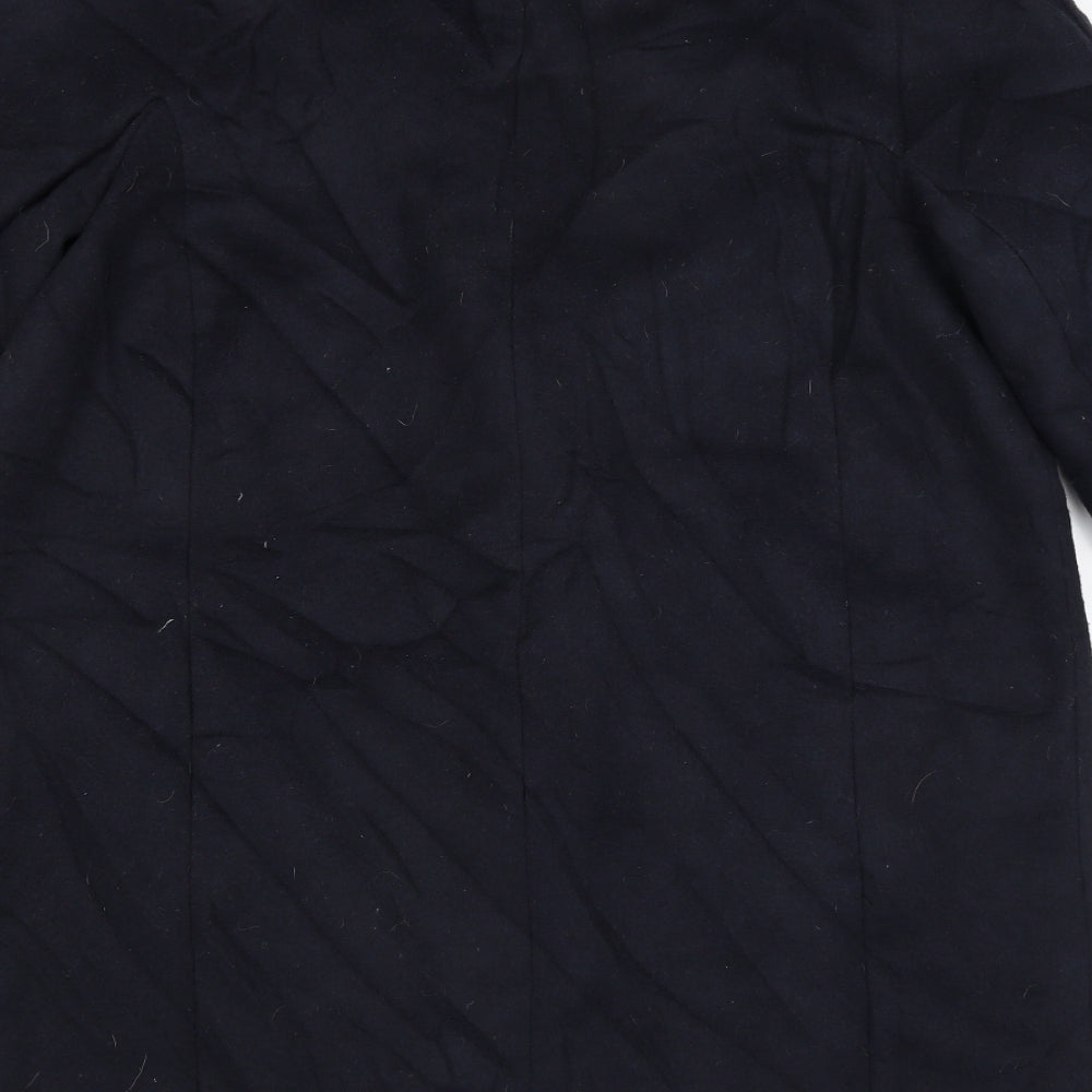 Great Plains Womens Blue   Overcoat Coat Size 12