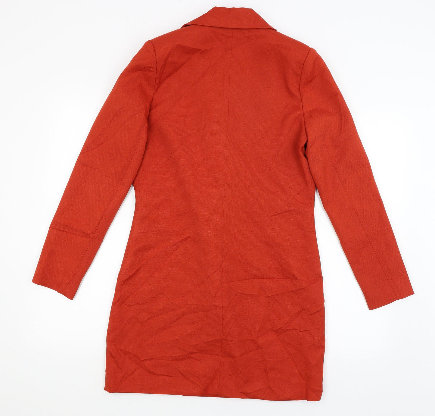 Missguided Womens Orange   Jacket Blazer Size 10