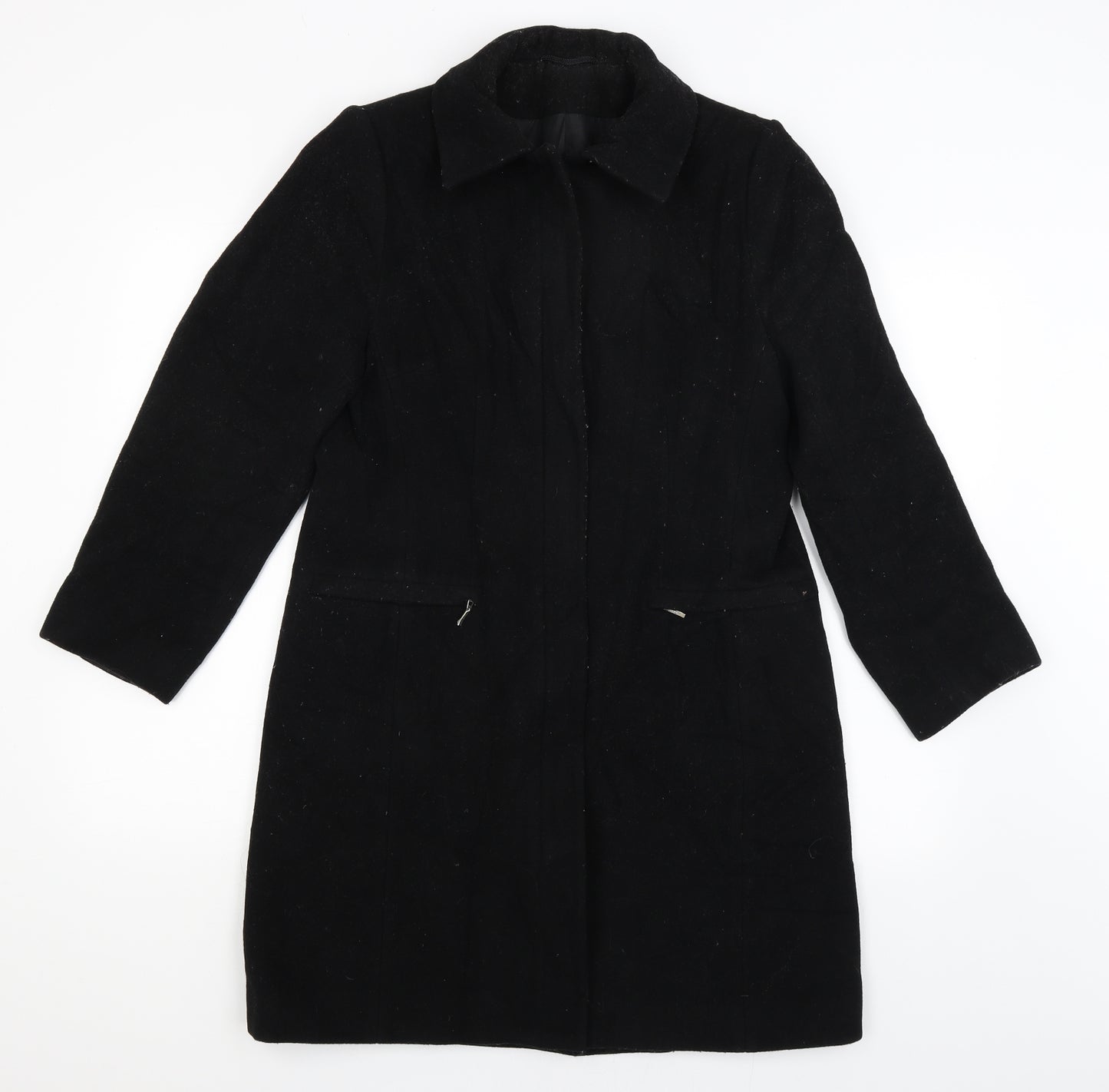 NEXT Womens Blue   Overcoat Coat Size 10