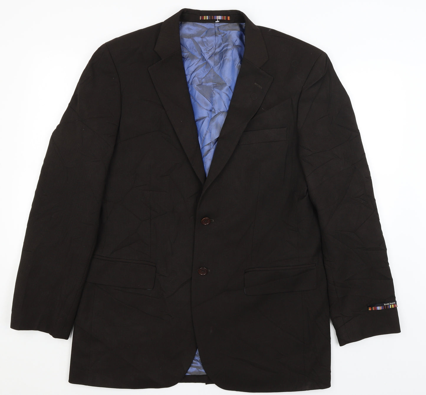 River Island Mens Brown   Jacket Blazer Size XL