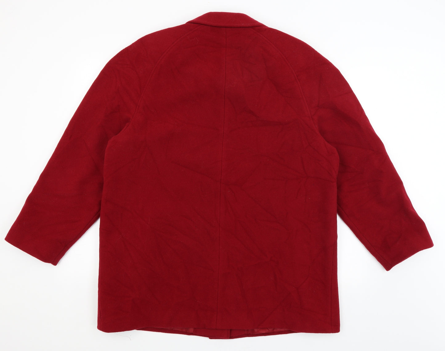 Eastex Womens Red   Overcoat Coat Size 18