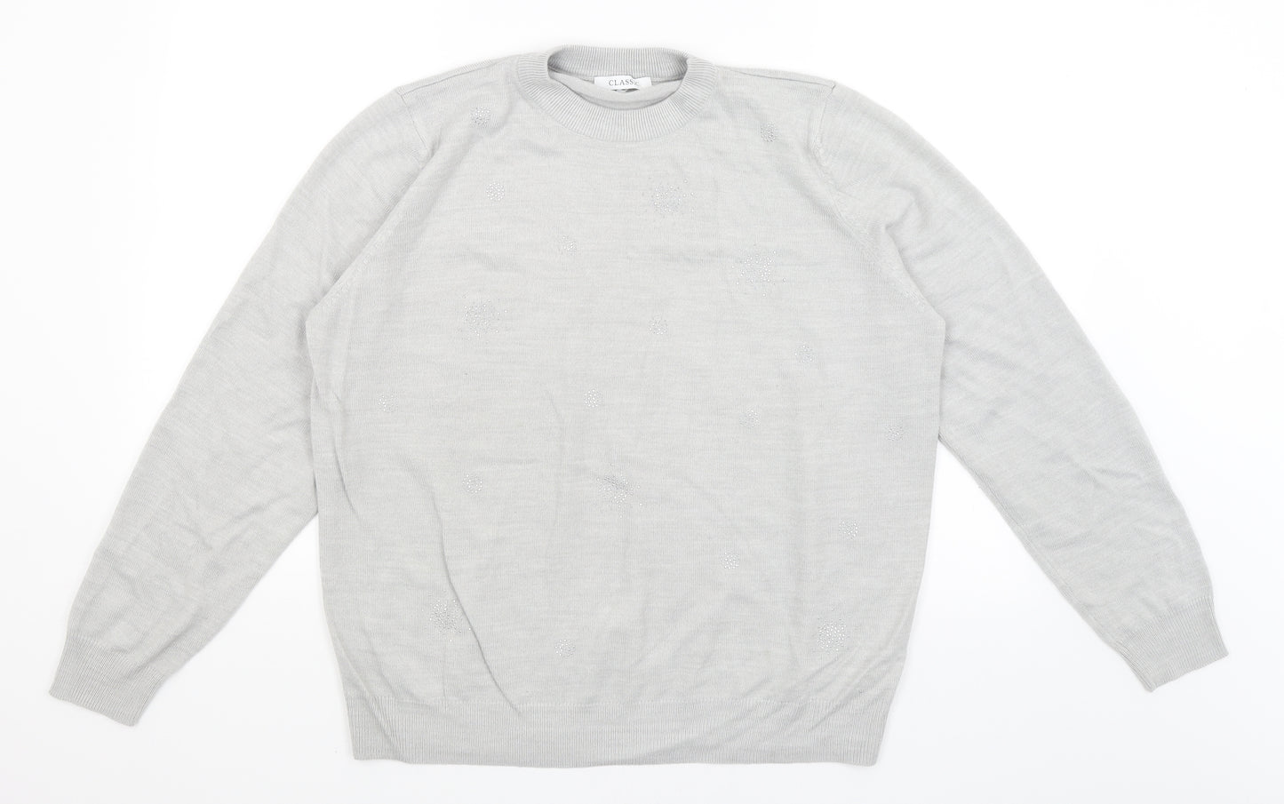 Classic Womens Grey   Pullover Jumper Size 18