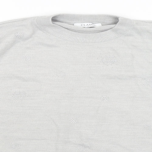 Classic Womens Grey   Pullover Jumper Size 18