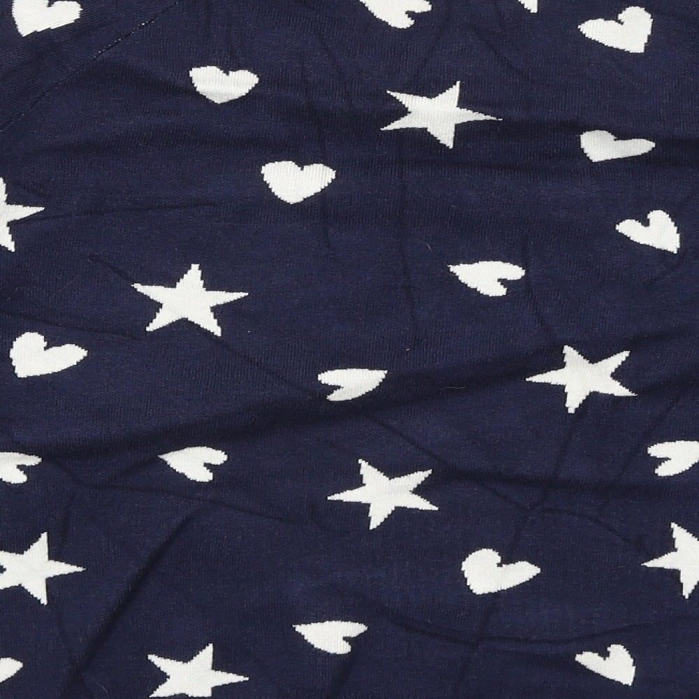 NEXT Womens Blue   Pullover Jumper Size XS  - Stars & Hearts