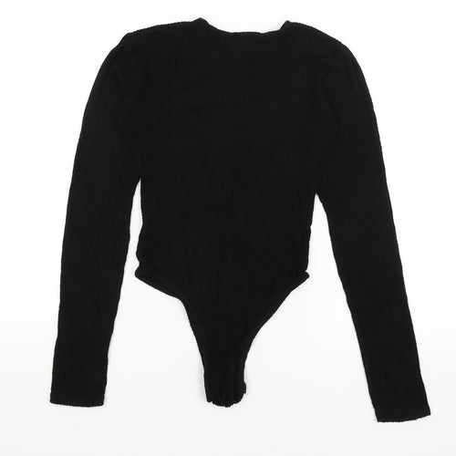 Pretty Little Thing Womens Black   Bodysuit One-Piece Size 6