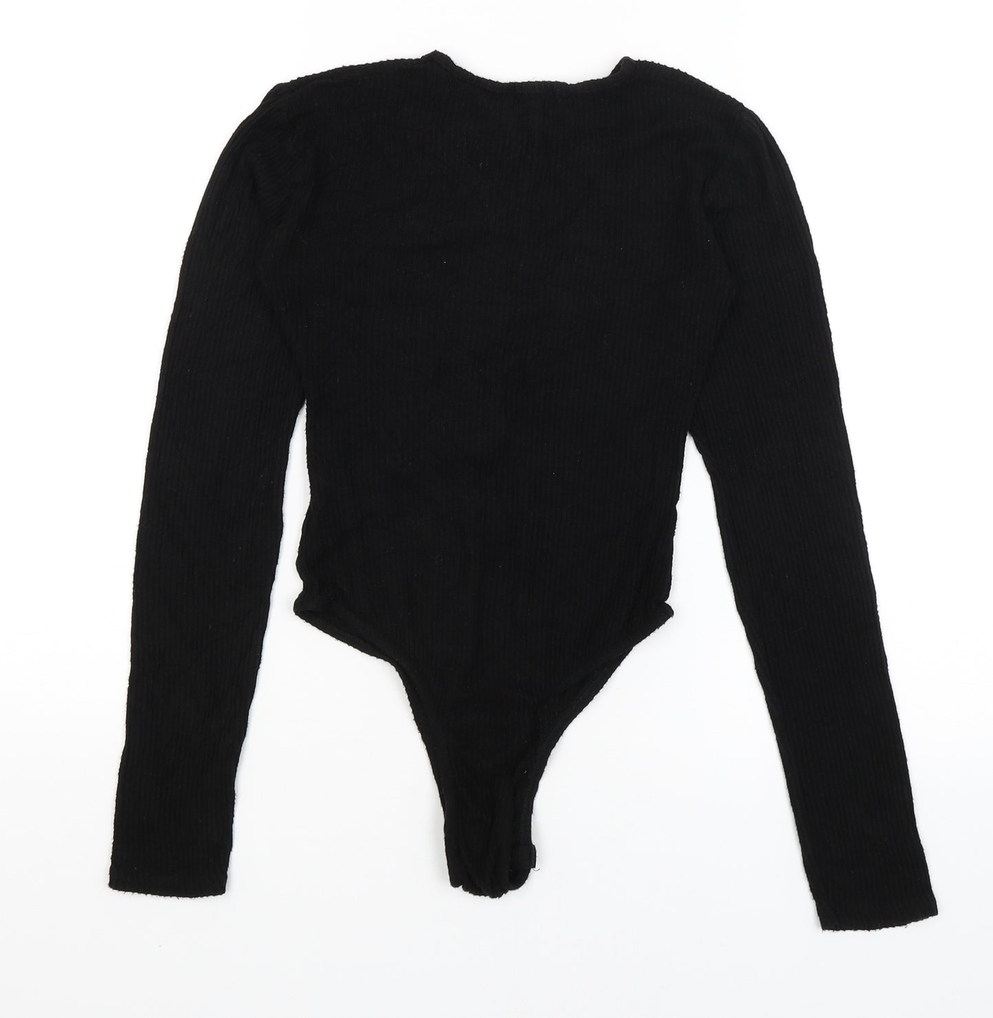 Pretty Little Thing Womens Black   Bodysuit One-Piece Size 6