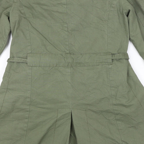 Solitaire Womens Green   Overcoat Coat Size S