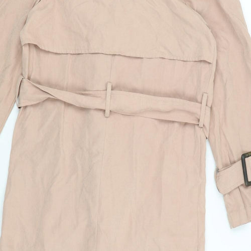 Primark Womens Pink   Overcoat Coat Size 4