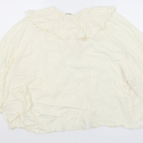 George Womens Ivory   Basic Blouse Size 24