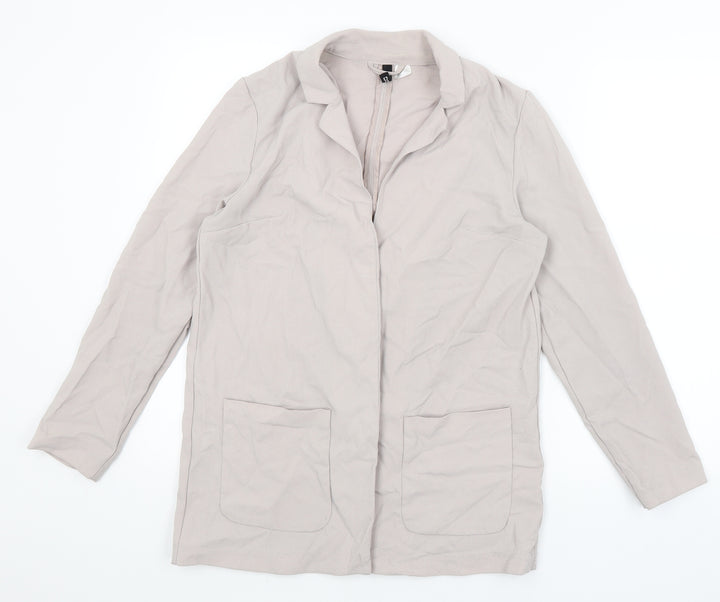 Divided Womens Grey Jacket Blazer Size 10