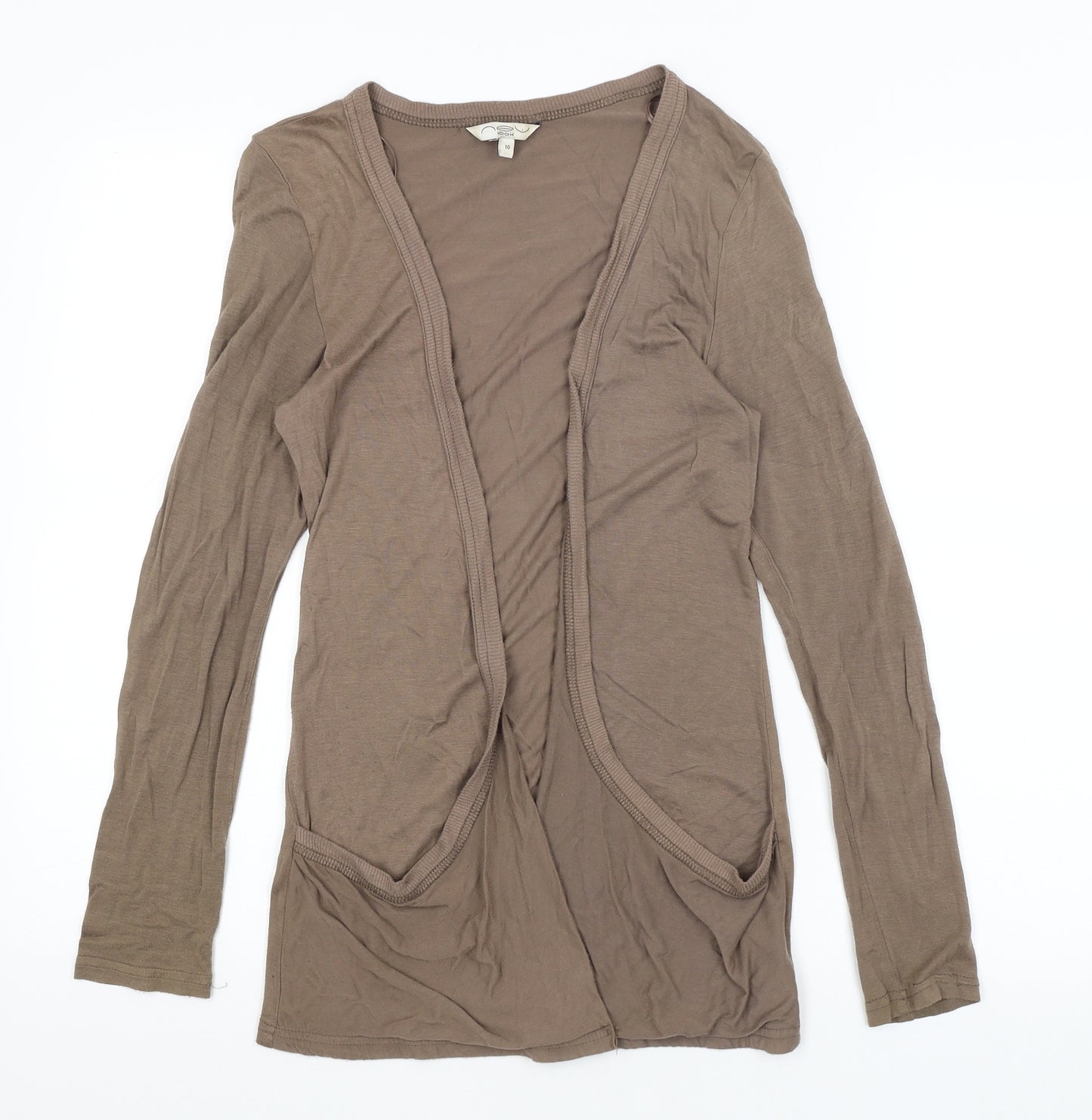 New Look Womens Brown   Wrap Jumper Size 10