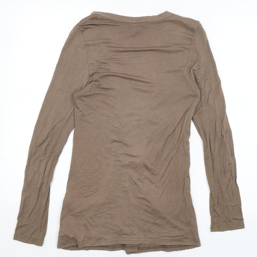 New Look Womens Brown   Wrap Jumper Size 10