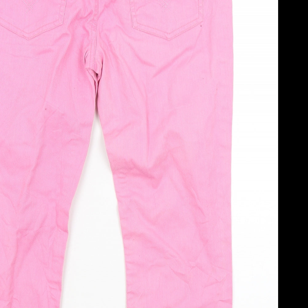 JSFN Denim Womens Pink   Cropped Jeans Size 12 L22 in