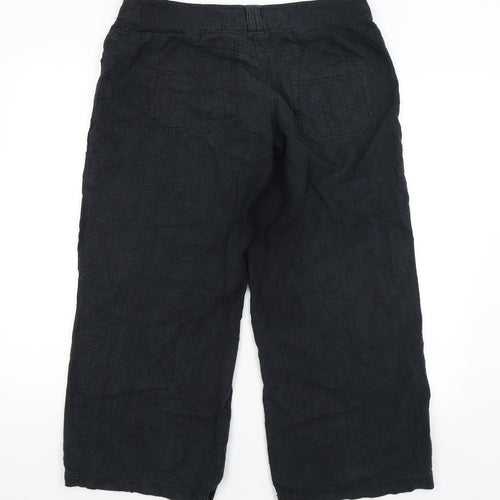 NEXT Womens Black   Trousers  Size 14 L25 in