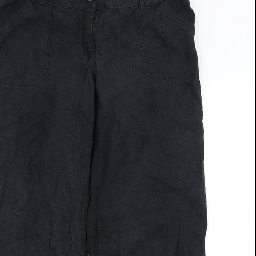 NEXT Womens Black   Trousers  Size 14 L25 in