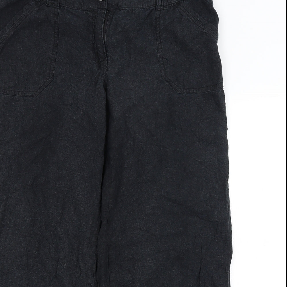 NEXT Womens Black   Trousers  Size 14 L25 in