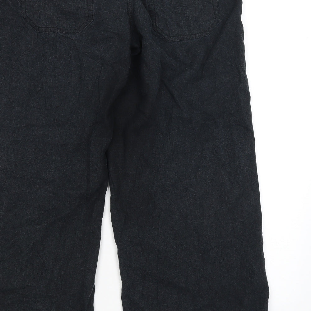 NEXT Womens Black   Trousers  Size 14 L25 in