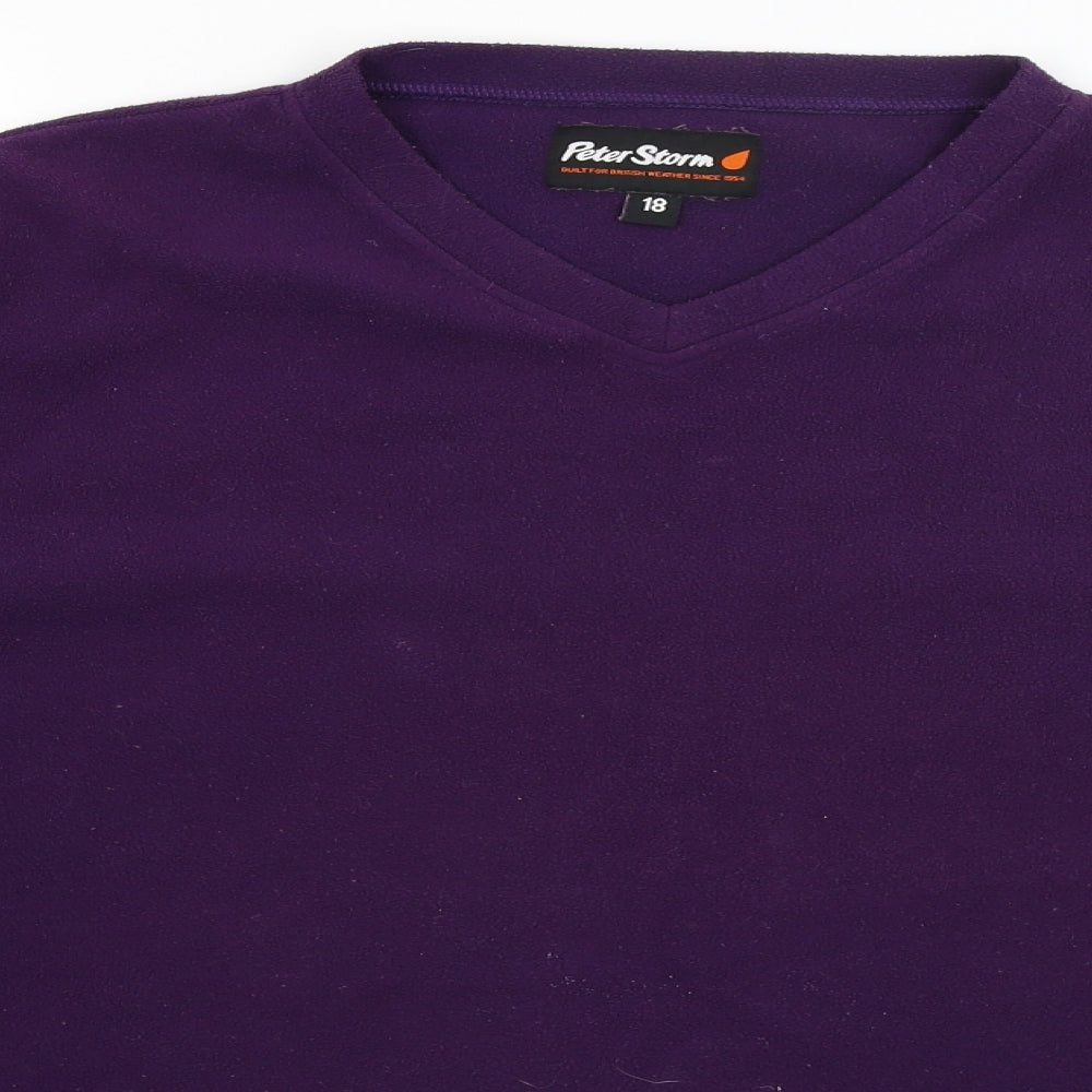 Peter Storm Womens Purple   Pullover Jumper Size 18