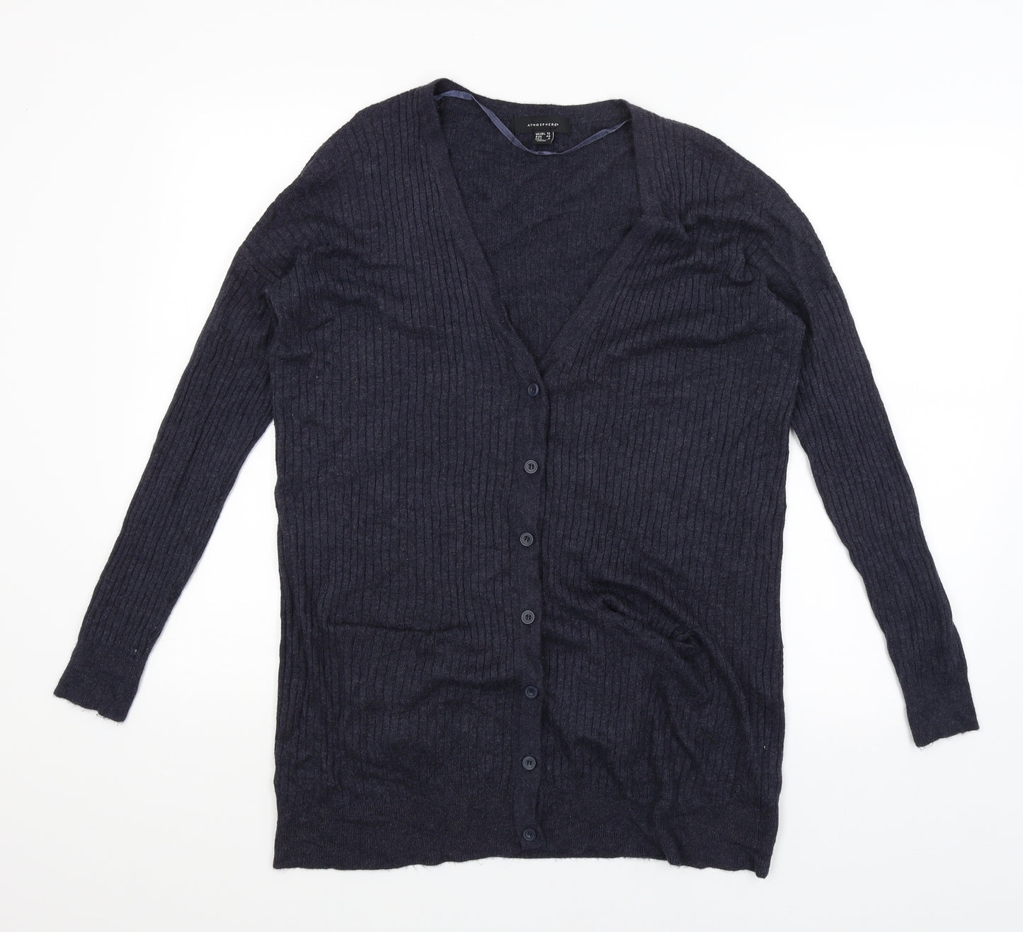 Atmosphere Womens Grey   Cardigan Jumper Size 12