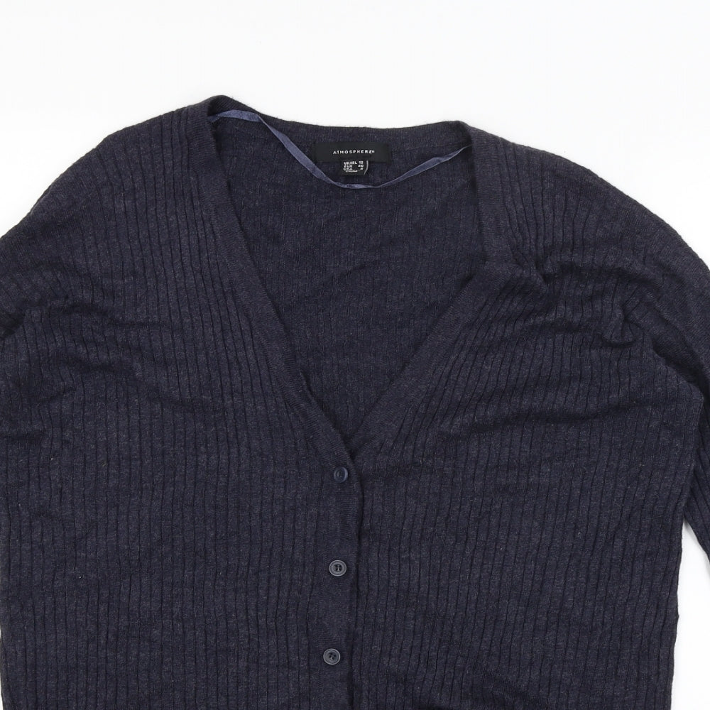 Atmosphere Womens Grey   Cardigan Jumper Size 12