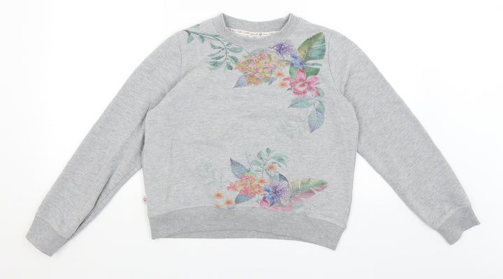 Accessorize Womens Grey Pullover Jumper Size M
