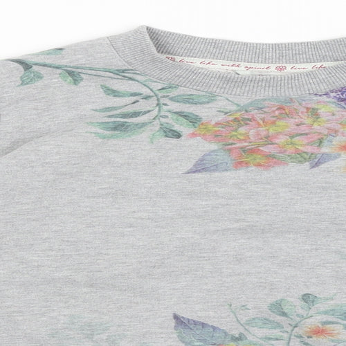 Accessorize Womens Grey   Pullover Jumper Size M