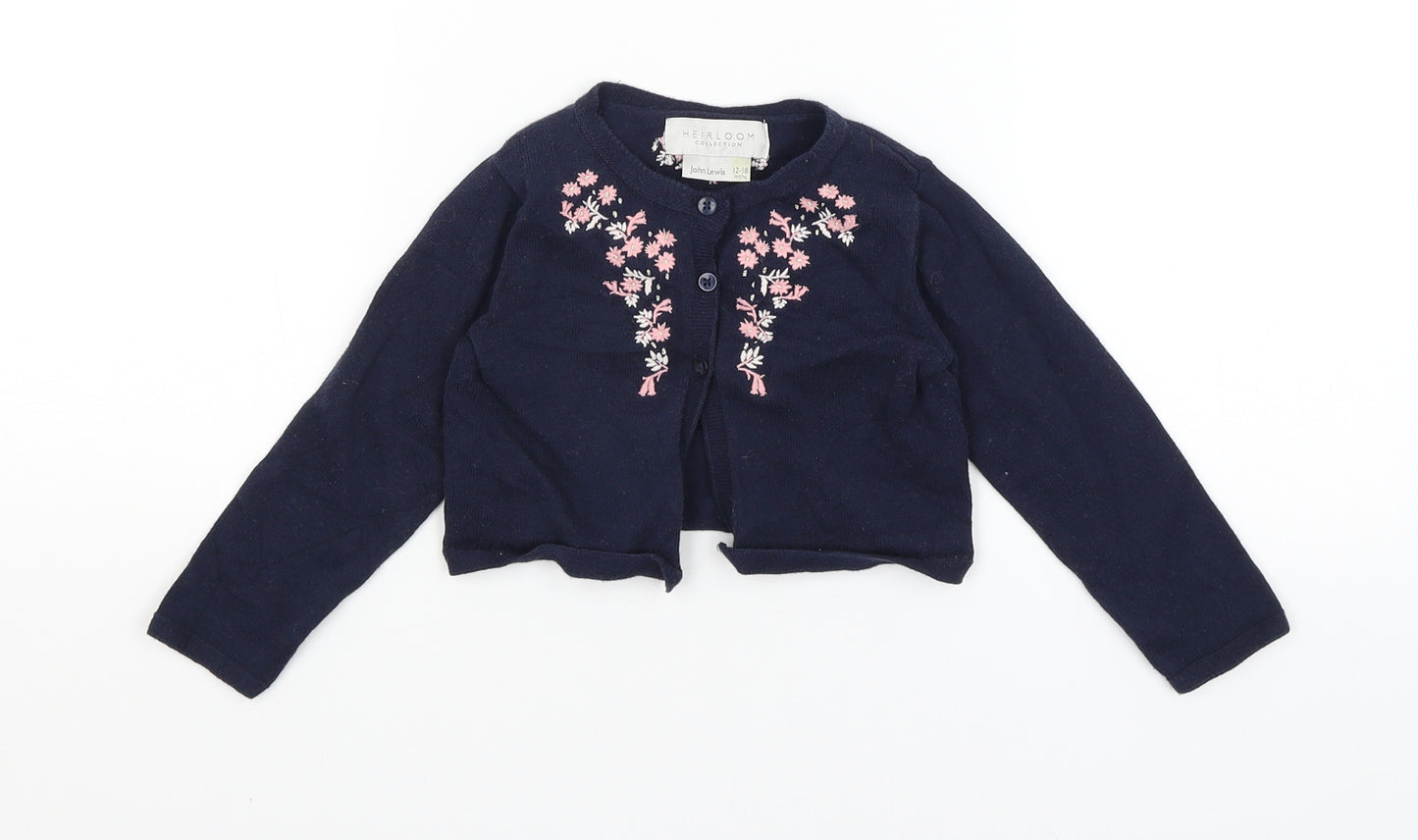 Heirloom Collection Baby Blue   Cardigan Jumper Size 12-18 Months